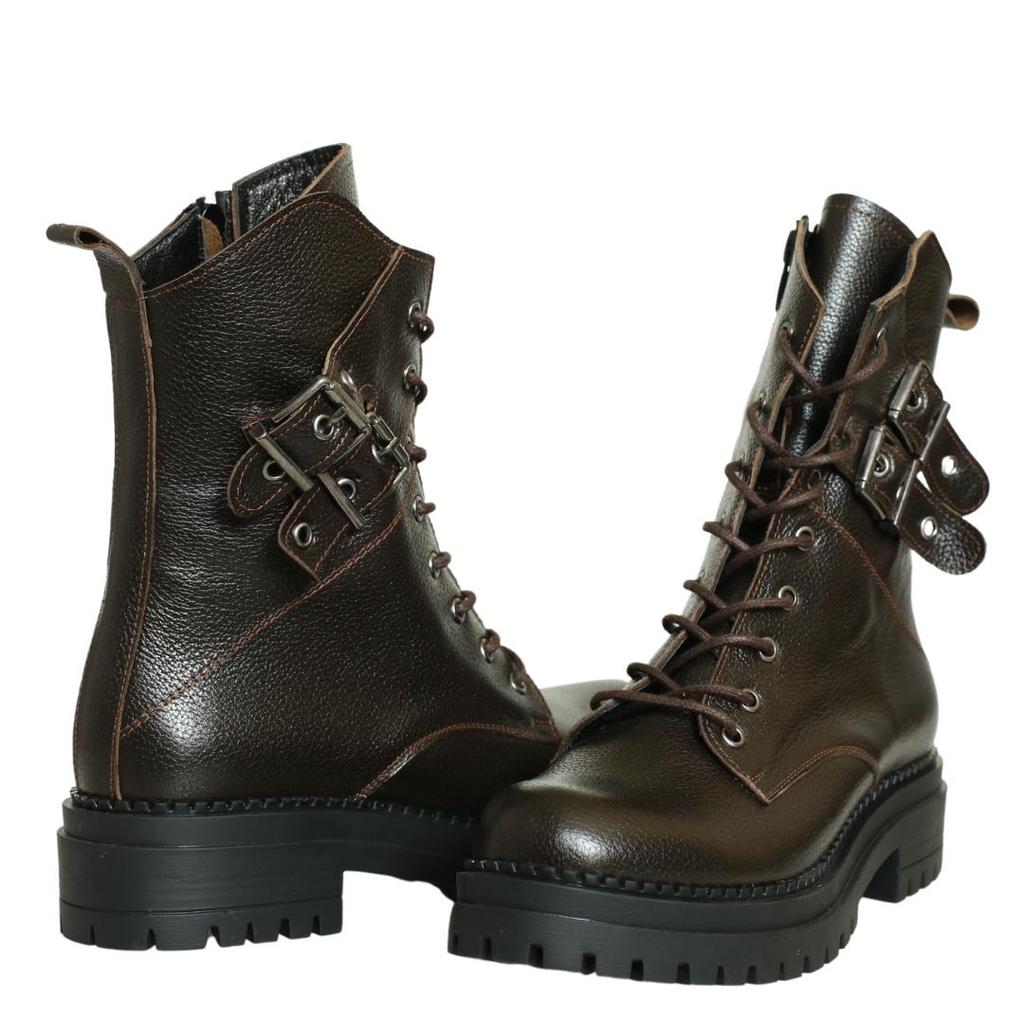 Женские повседневные ботинки из натуральной кожи