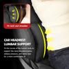 EMHV7 Leather Car Headrest Neck Pillow Seat Waist Cushion Lumbar Support For Citroen C4 C3 C5 C1 C2 C6 VTS C4L DS3 DS4 DS5 Grand