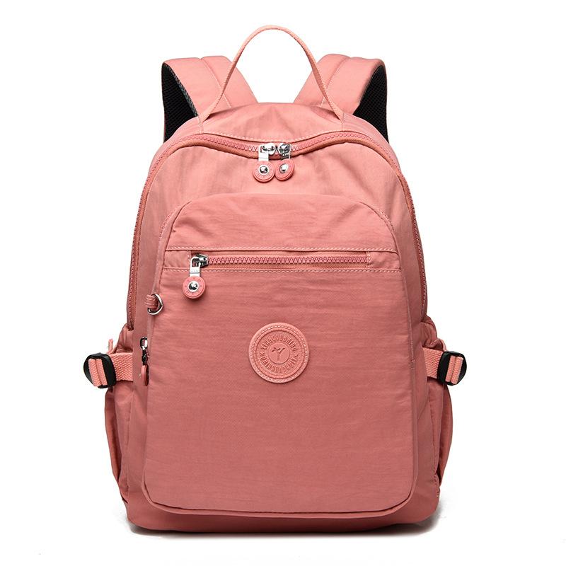 Lightweight Backpack Women's Travel Backpack Water-Repellent Nylon Student Schoolbag