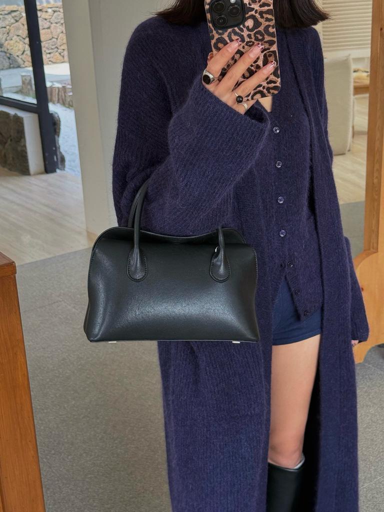 Новая сумка-тоут из кожи, женская мода, ретро-портфель, кожаная сумка подмышкой, большая вместимость, сумка на плечо для поездок на работу