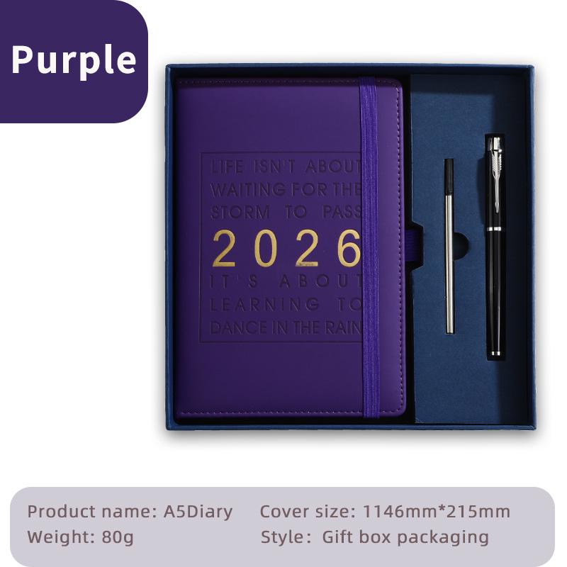 2026 English-Spanish Cross-Border Daily Planner & Self-Discipline Notebook