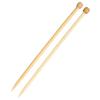 2pcs Wooden Knitting Needles 35cm13.8in Large Size Single Point Weaving Tool for DIY Scarf
