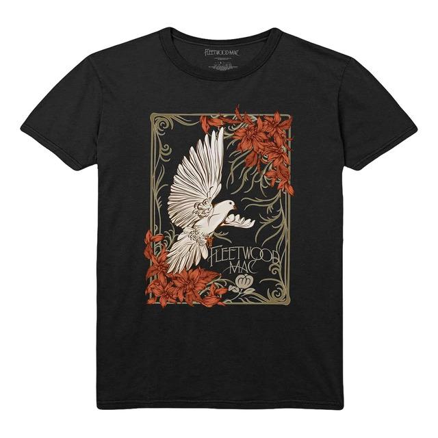 Fleetwood Mac T-shirt With The Official Dove Band Logo,