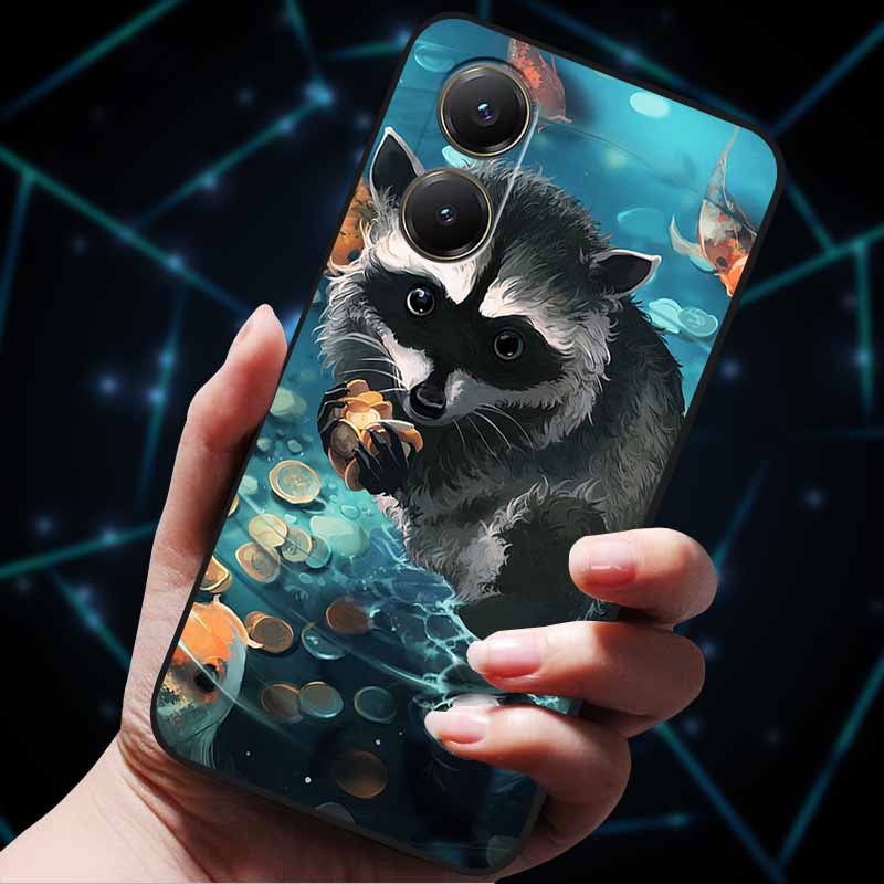 For POCO X7 Pro Case Painted Cats Soft TPU Silicone Protector Cover for Xiaomi POCO X7 Pro 5G Case Fundas Bumper POCOX7Pro Capa