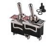 2 шт. Водонепроницаемый тумблер SPST DC 12V-24V 15A 250V Морской Сверхпрочный 2-контактный ВКЛ ВЫКЛ Лопаточные клеммы для Автомобиля 2028