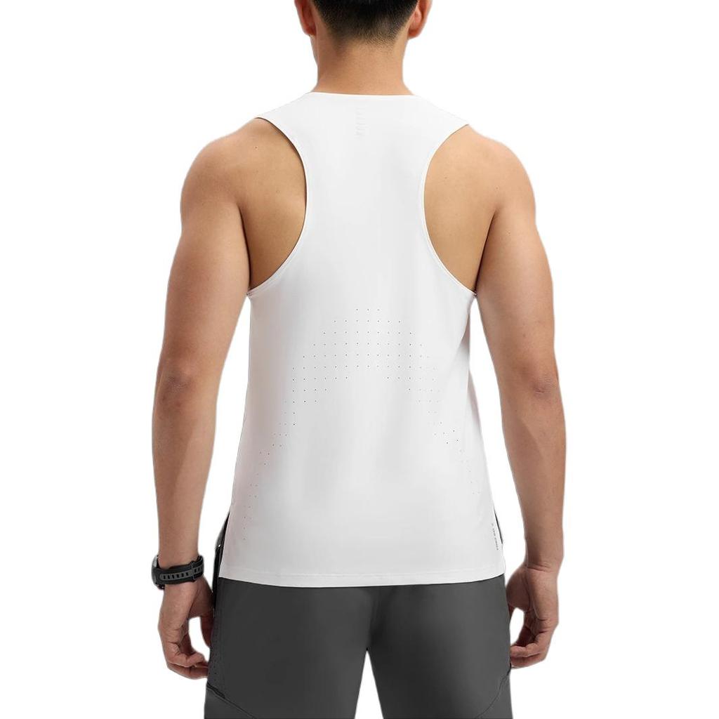 Under Armour Launch EliteIso Chill Tank Top Men's White 1389800-100