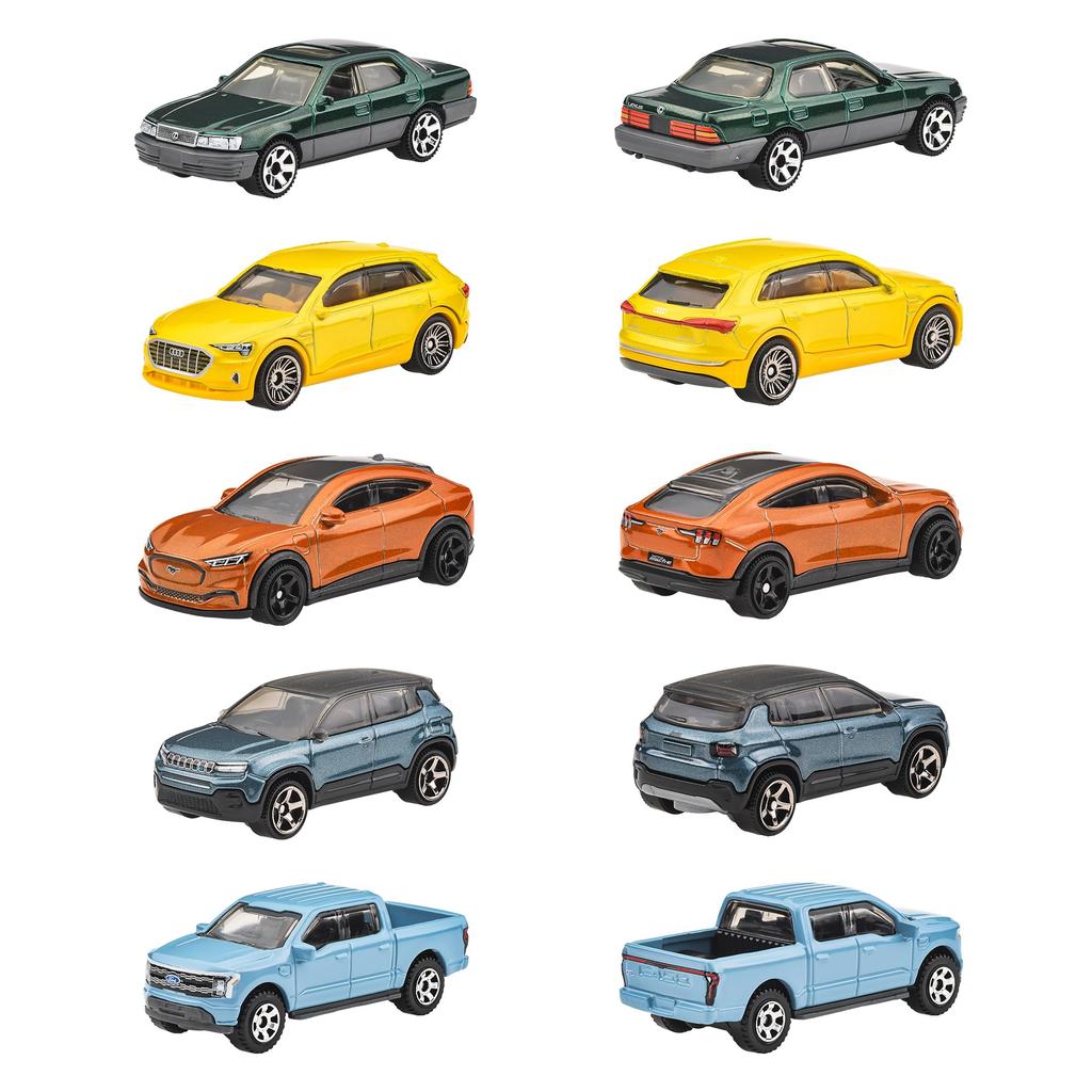 Matchbox Базовые машинки Ассортимент K Игрушка-транспорт Мини-коробка Возраст Машинки, Набор из 24 машинок, Набор, 3+, Многоцветный, 30782-98CK