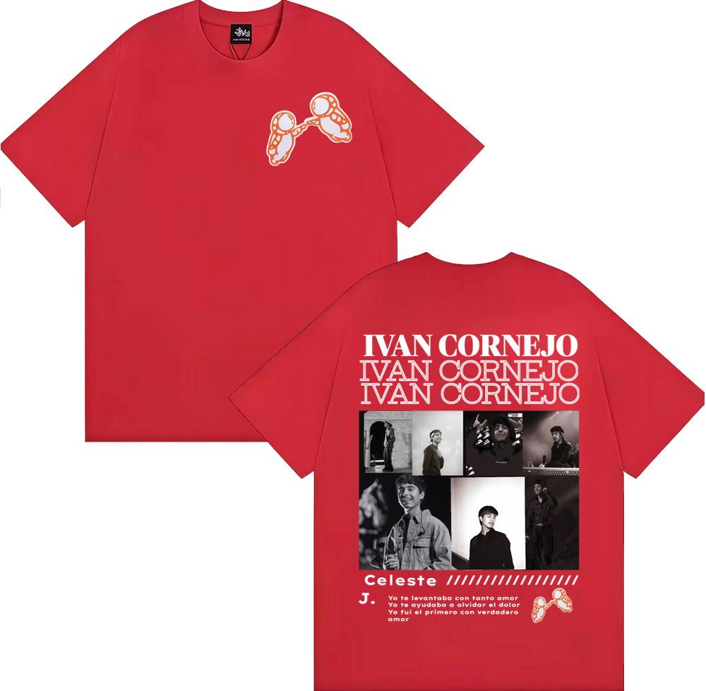 Singer Ivan Cornejo Album Cover Print Tshirts Unisex Women Fashion Hip Hop Pop Music Tshirt Summer Tops High Quality Cozy T Shirt