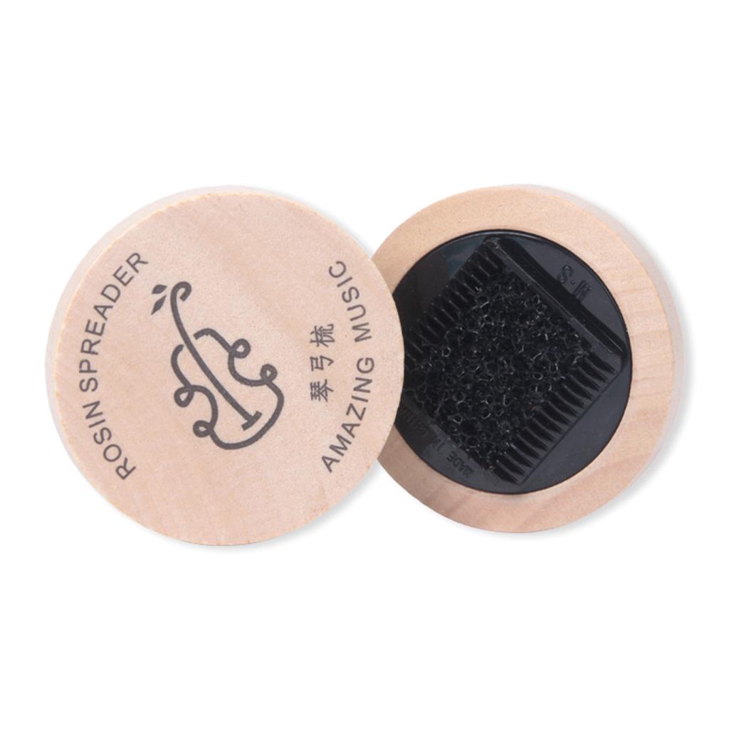 Портативный гребень для хвоста скрипичного смычка Расческа для канифоли Круглый гребень для волос скрипичного смычка Инструмент для чистки Аксессуары для скрипки Прочный