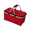 Insulated Picnic Basket Food Delivery Bag Foldable Lightweight Oxford Large Capacity Shopping