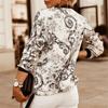 Women's Trendy Short Jacket Floral Print Bomber Jacket Casual Zipper Slim Fit Streetwear
