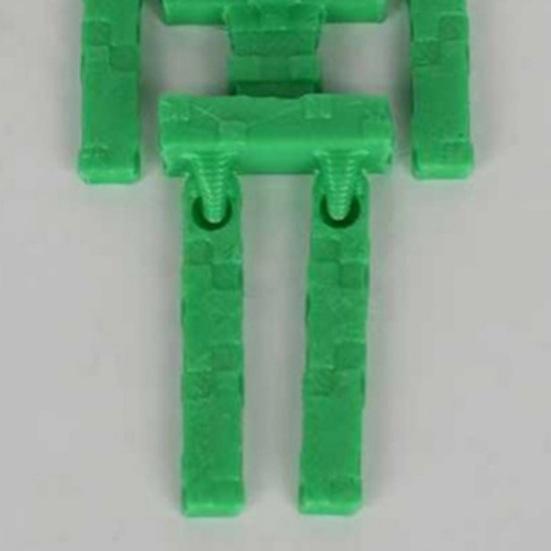 Пиксельный Робот Орнамент Игрушка-Непоседа Мини Фигурка Робота Игрушка для DIY Сборки Фигурка Робота Снятие Стресса