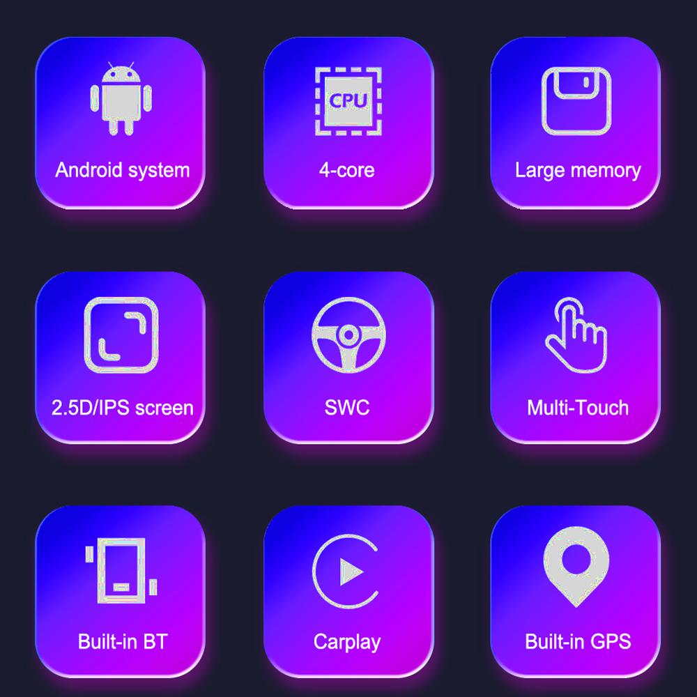 Автомобильное радио Android для Volkswagen Polo Bora Jetta 1999-2006 VW PASSAT B5 2001-2005 Carplay головное устройство 2Din автомобильная стереосистема навигация 2+32 ГБ