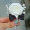 1Pc The Stylish Flower Shaped Brooch Is Studded with Pearls