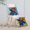 P-Paddington Cartoon Pillow Case Pillowcase Ultra Soft Skin Friendly Fabric Cloud Like Comfort