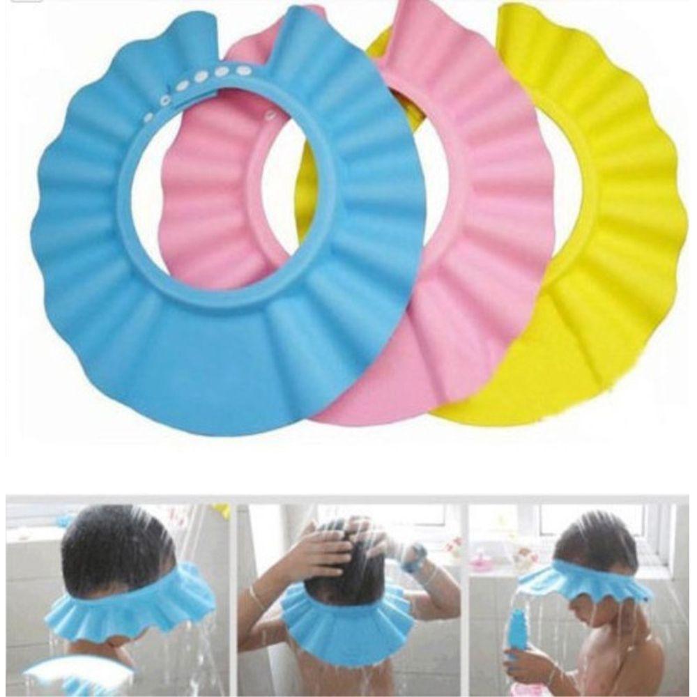 Adjustable Kids Shampoo Soft Hat Shower Cap Wash Hair Shield Bathing