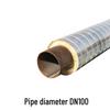 Чжунличэн DN100 Труба отопления с полиуретановой изоляцией для подземной прокладки