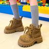 Retro Fashion Platform Martin Boots Women's Spring and Autumn New British Style Versatile Big Yellow Boots Women