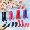 1 Pair Plastic Fashion 1/6 Doll Shoes Accessories Long Knees Boots 30cm Dolls Boot
