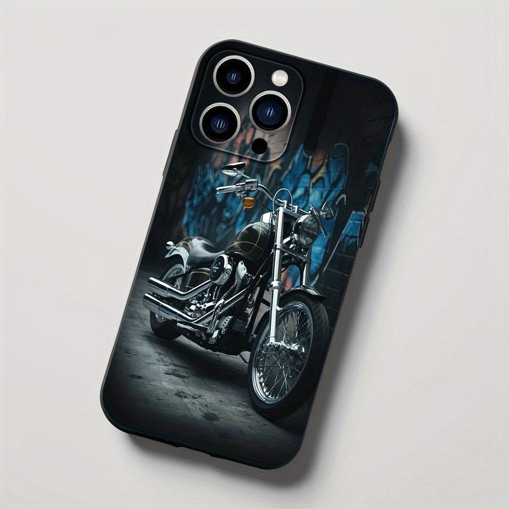 Retro vintage motorcycle phone case suitable for iPhone 17 16 15 14 13 12 11 Pro/Max/Plus anti drop and shockproof back cover