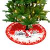 Non-woven Xmas Layout Soft Xmas Tree Bottom Cover Christmas Tree Skirt Xmas Decor Party Supplies