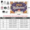 Party Backdrop Halloween Flat Pumpkins Ghosts Bats Photo Booth Background Party Decor