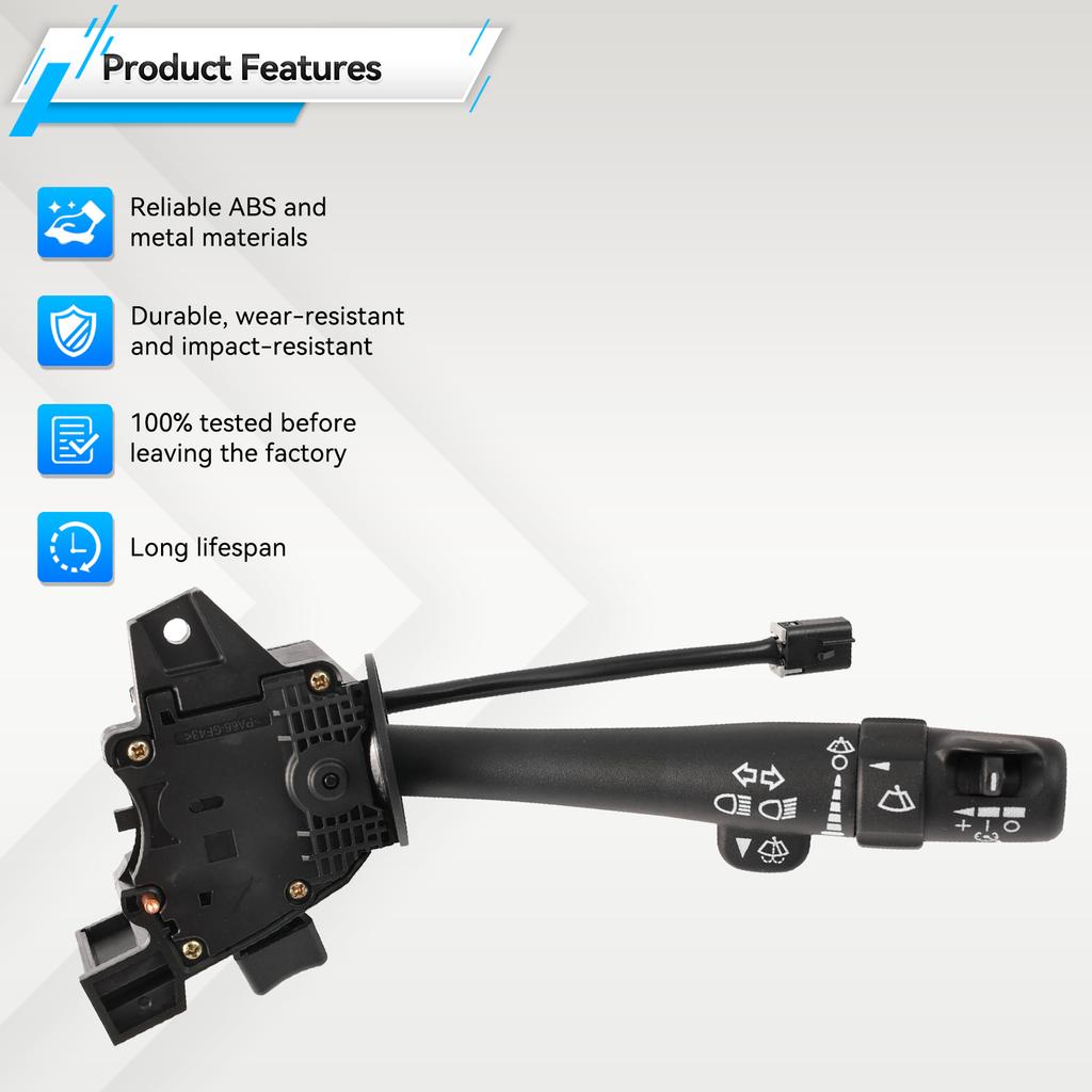 Combination Switch Car Control Turn Signal Lever Windshield Wiper Arm 12450067 For Chevrolet GMC Yukon Buick Cadillac 629-00403