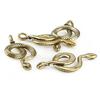 1Pc Vintage Brass Snake Key Ring Outdoor Small Tool  Car Hanging