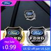 Car Sticker 2pcs Metal Eagle Emblem stickers for car decoration auto accessories For Ford 3 MK2 Fiesta MK7 Mondeo Mk4 Fusion Kug