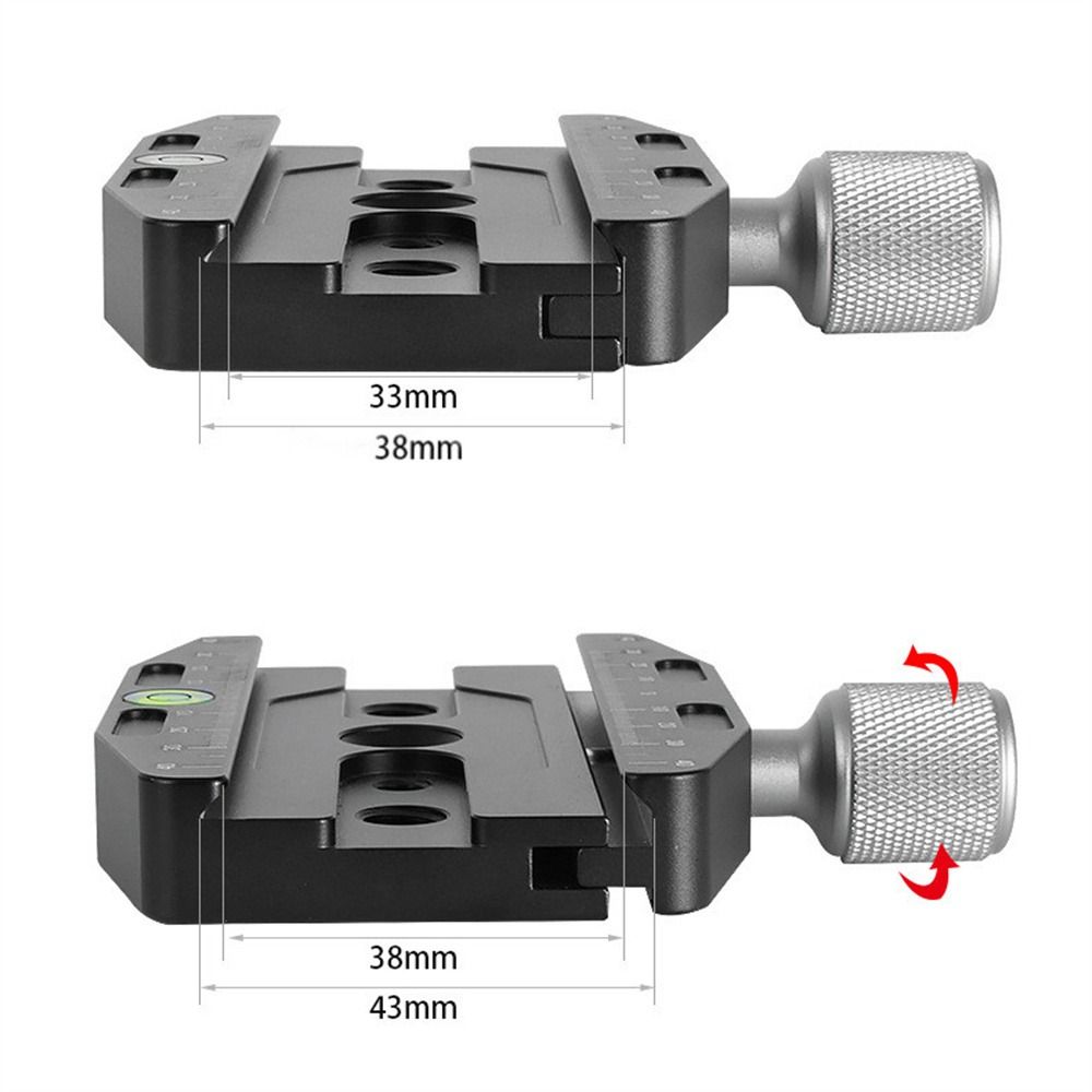 50mm/70mm/90mm/110mm Camera Clamp Quick Release Tripod Monopods Clamp Arca Swiss Plate
