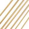 Golden Stainless Steel Snake Chain Metal Dog Chain P Chain Small Medium and Large Dog Pet Supplies Dog Necklace