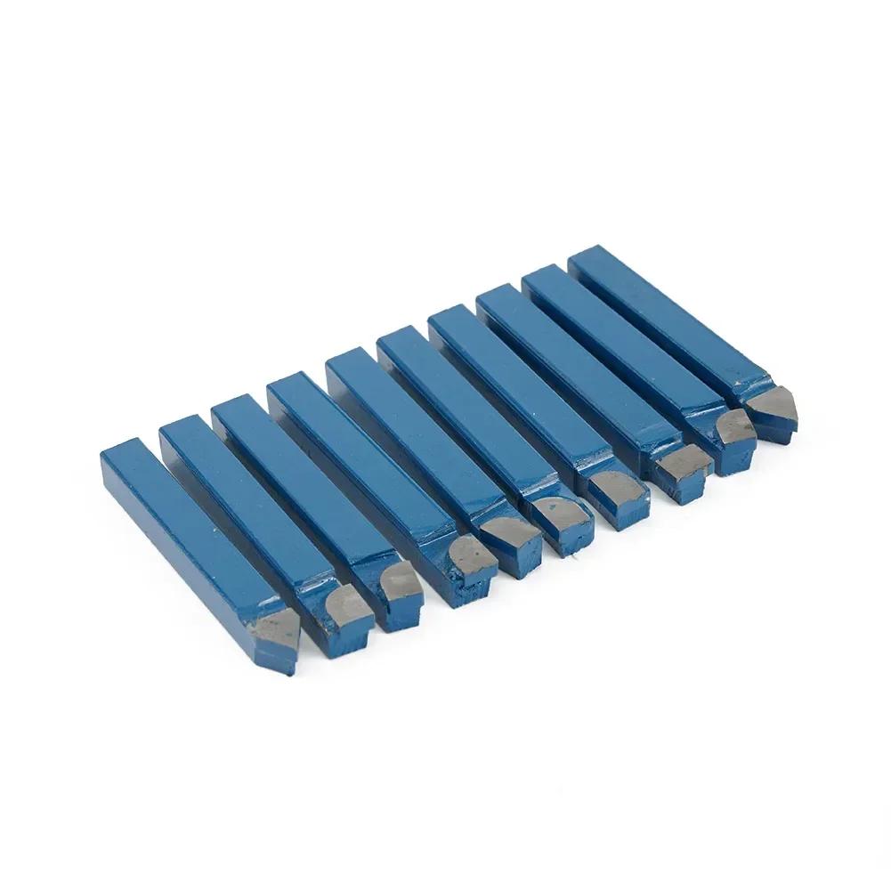 Детали твердосплавные токарные инструменты новые 1/4" аксессуары для инструмента режущий 1/4" набор фрез C4-C6 C6 CNC 10 шт. с наконечниками BR4-C6