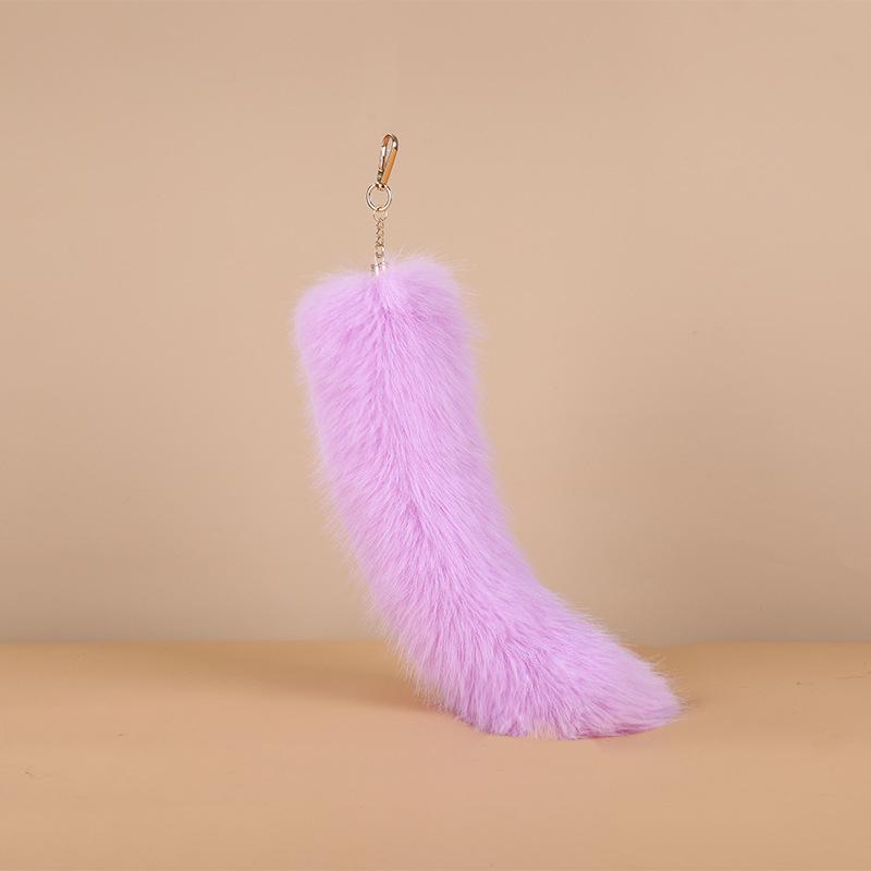 Женские и женские сумки из полиэстера, украшения, подвески, пушистые брелоки, держатели, ручная работа, имитация лисьего хвоста, модные подарочные аксессуары
