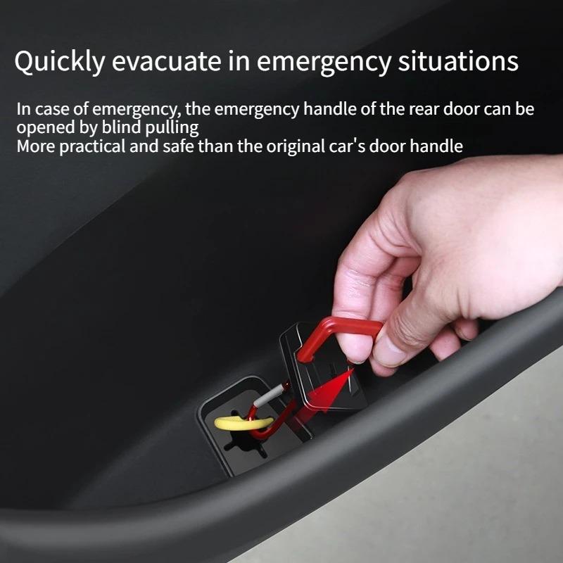 For Tesla Model Y/YL Juniper 2026 Car Door Side Storage Box TPE All-Inclusive Front Rear Door Slot Tray Organizer Accessories