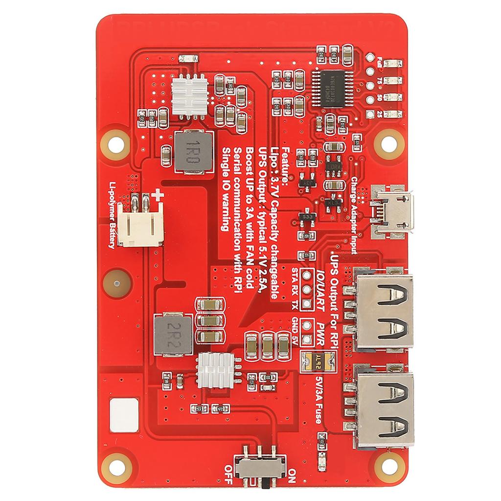 UPS Lithium Battery Expansion Board with 4000mAh Lithium Battery for Raspberry Pi
