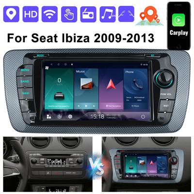 7-дюймовая автомагнитола Android13 для Seat Lbiza 2009-2013 Мультимедийный плеер Android Auto Carplay GPS WIFI Bluetooth SWC