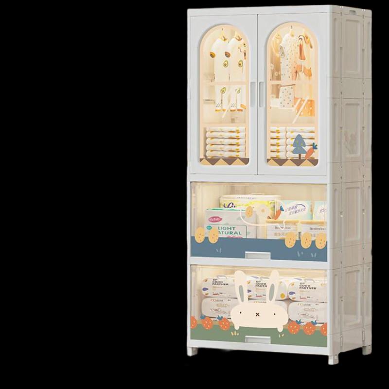 Yeya Foldable Kids Wardrobe Storage Cabinet