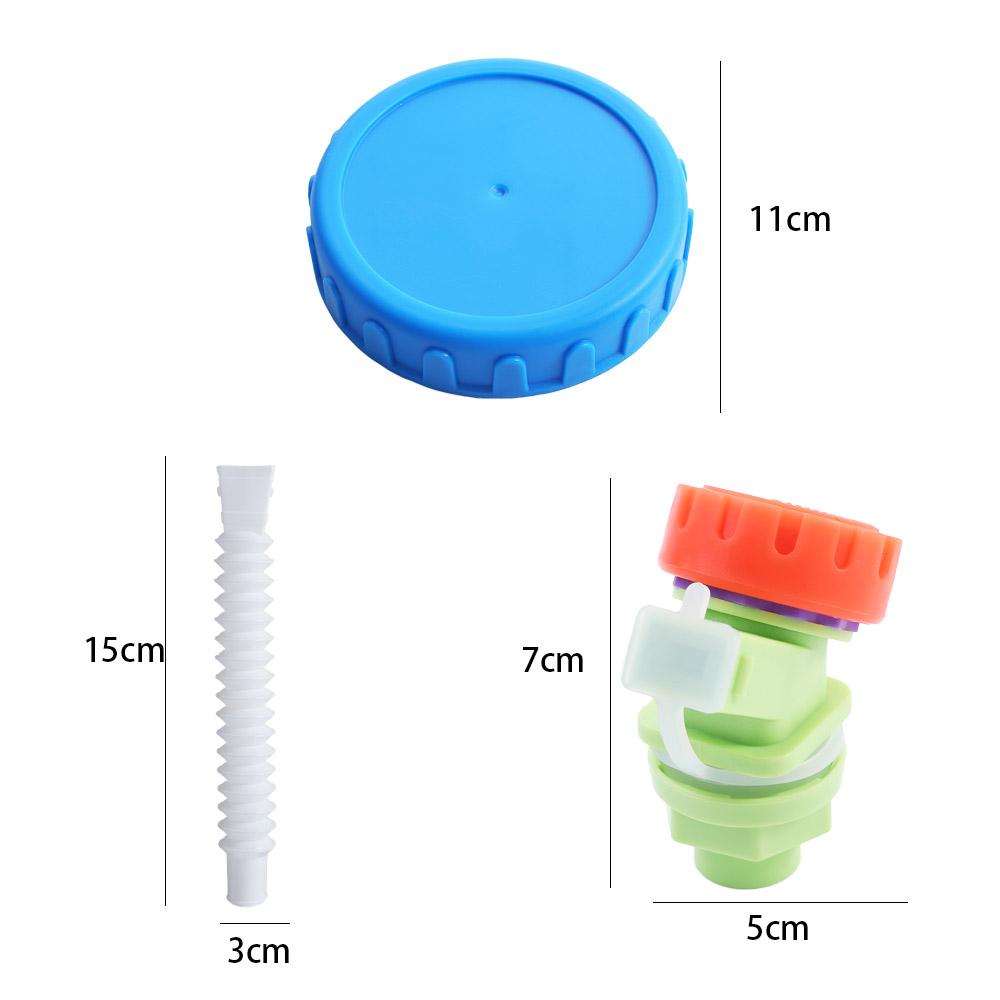 Plastic Camping Water Bucket Accessories Water Bucket Tap Water Faucet Knob Type Extension Tube