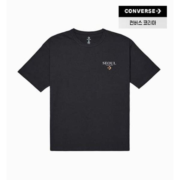 Converse BunGeoppanG Back PrinT ShorT Sleeve T shirT overfiT Mch647 G
