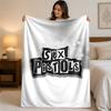 Фланелевое одеяло с принтом Sex Pistols, уютное, легкое, плюшевое покрывало для кровати, дивана, для дома