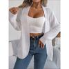 Women's Autumn and Winter Casual Pocket Long Sleeve Knitted Cardigan Sweater