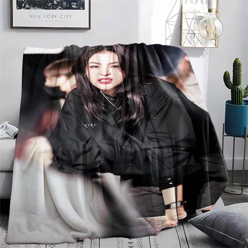 Faye Peraya pattern Flannel Blanket, High quality Comfortable for All Seasons, Home Decor, Warmth and Comfort, Perfect for Gifts.