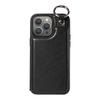 Для iPhone 16 Pro Max Plus Кошелек-чехол с держателем для карт, кольцом-держателем, искусственная кожа, подставка, двойная магнитная застежка, противоударный чехол