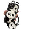 Applicable To Huawei Mate60pro Mobile Phone Case P50/30 Cartoon Plush Panda Lanyard Nova11 Honor 90/80
