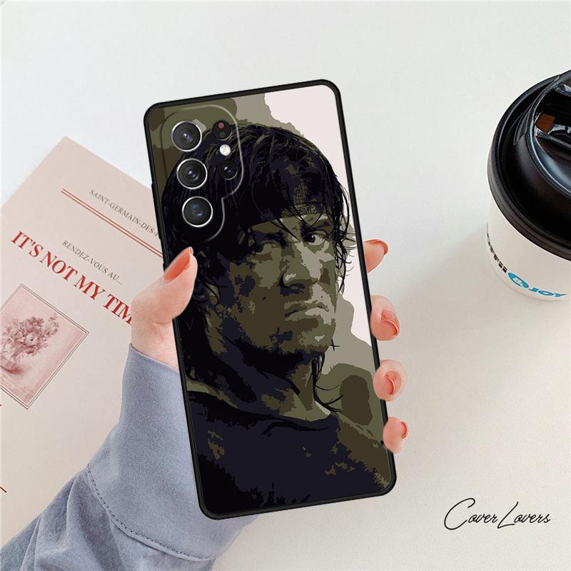 Первая кровь Джон Дж. Чехол для телефона Rambo Для Samsung Galaxy S24 S25 S23 S22 Ultra Note 10 20 Plus S20 S21 FE Обложка