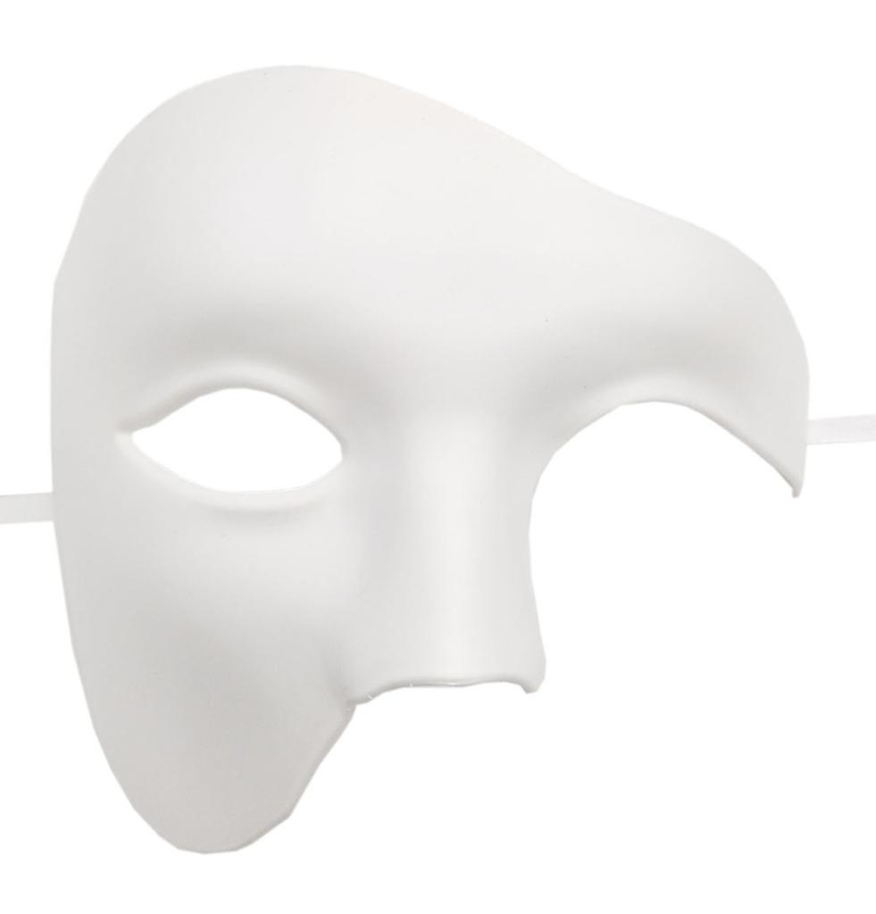 Masquerade Mask Vintage Phantom Of The Opera One Eyed Half Face Costume