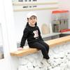 Детский свитер в корейском стиле на флисовой подкладке, одежда для маленьких девочек