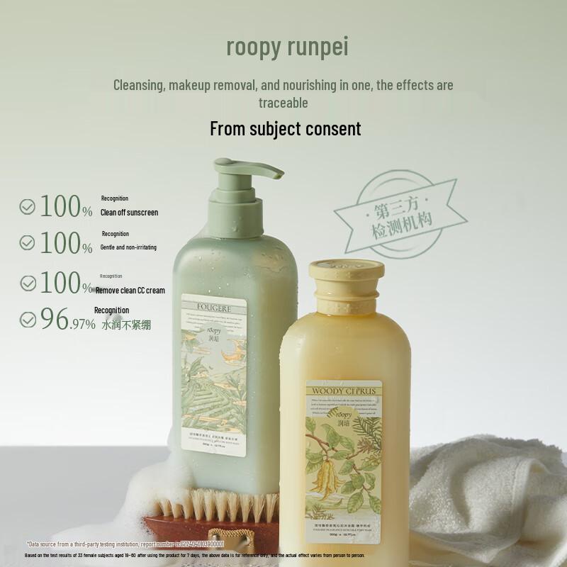 Ароматизированный гель для душа с аминокислотами Roopy