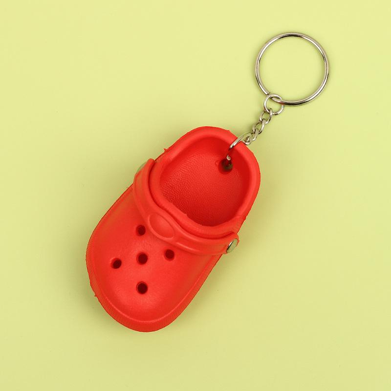 Мини-тапочки, брелок для обуви, милый 3D пляжный брелок из ЭВА, маленький крокодил, брелок для ключей, женский рюкзак, подвеска, брелок, аксессуары