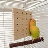 Попугай Блок Игрушка Клетка Игрушка Подвесная Качель Стоячая Жердочка Неразлучники Клевание Игрушка